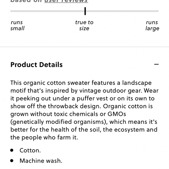 NWT J.Crew Organic Cotton Landscape Blue Sweater - Picture 3 of 3